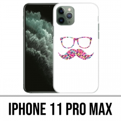 Custodia per iPhone 11 Pro Max - Occhiali baffi