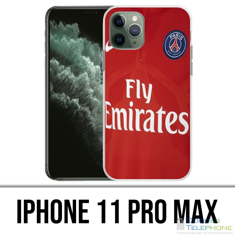 Coque iPhone 11 PRO MAX - Maillot Rouge Psg