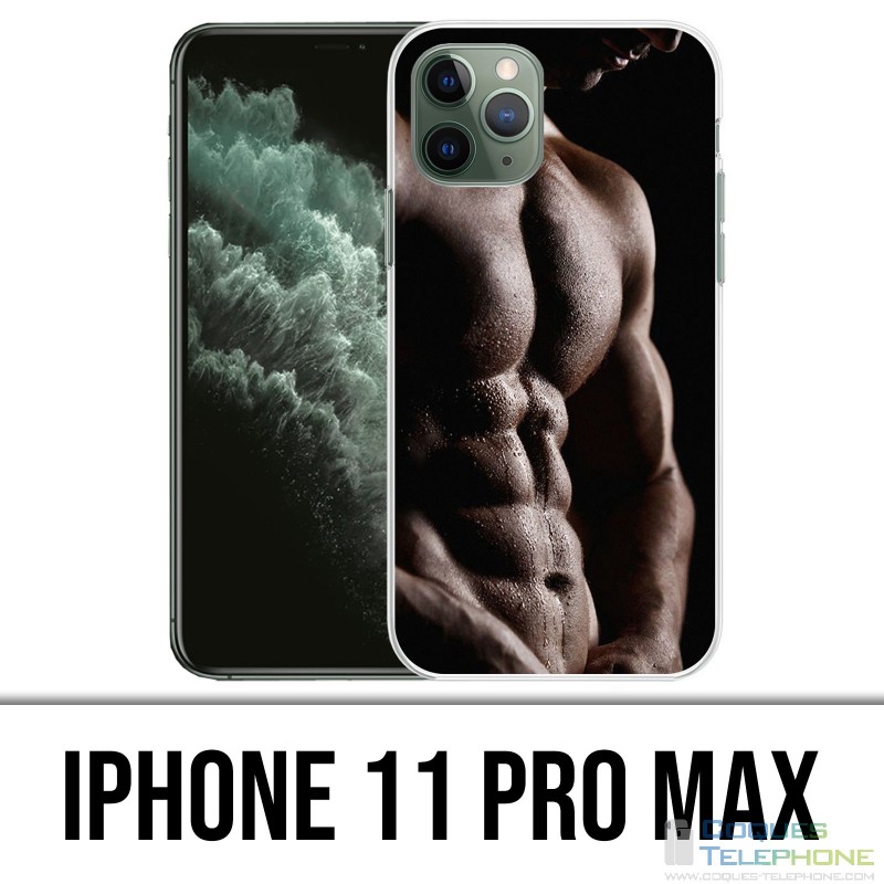 Coque iPhone 11 Pro Max - Man Muscles