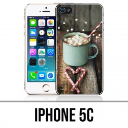 Custodia per iPhone 5C: marshmallow al cioccolato caldo