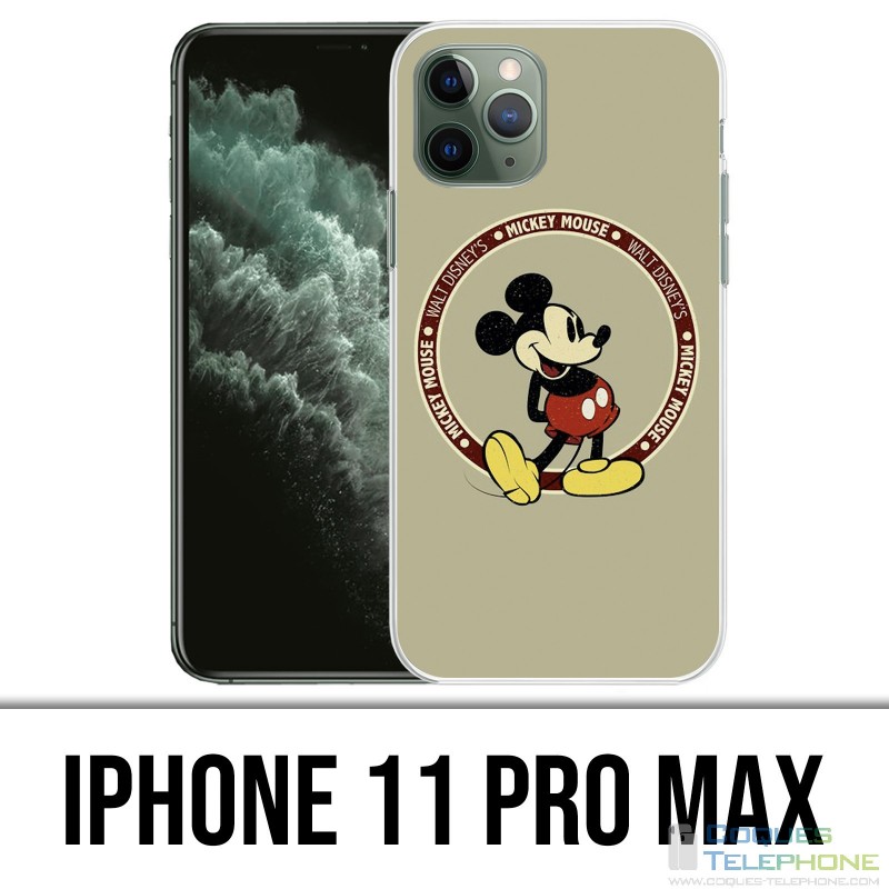 Coque iPhone 11 PRO MAX - Mickey Vintage