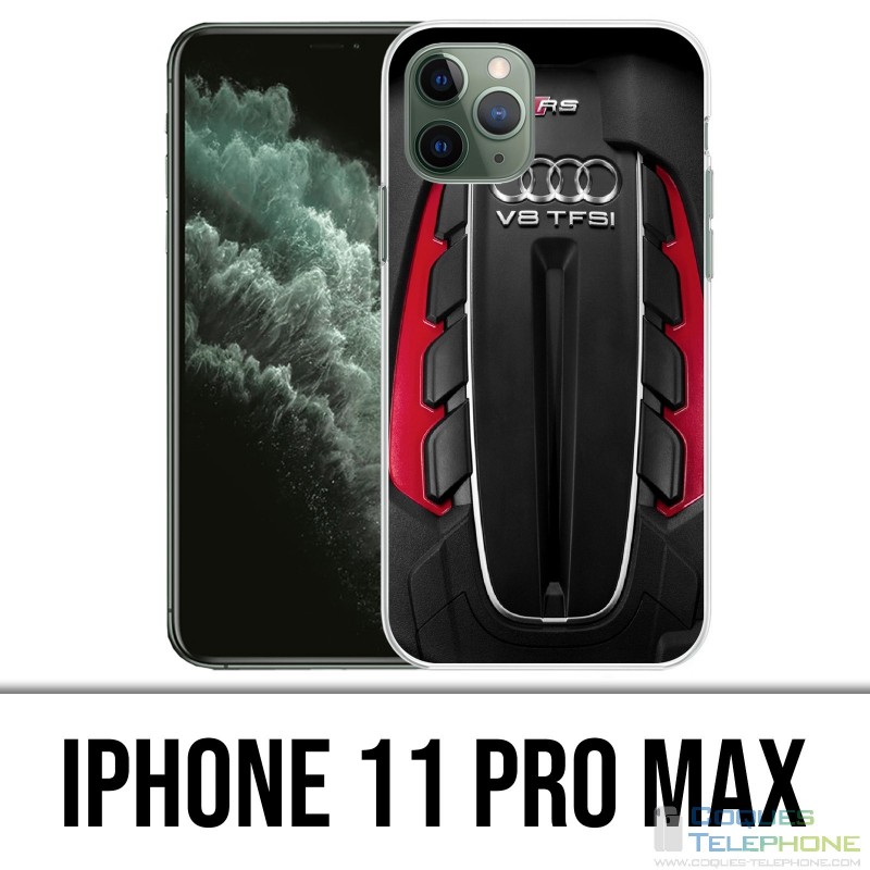 Coque iPhone 11 PRO MAX - Moteur Audi V8 2