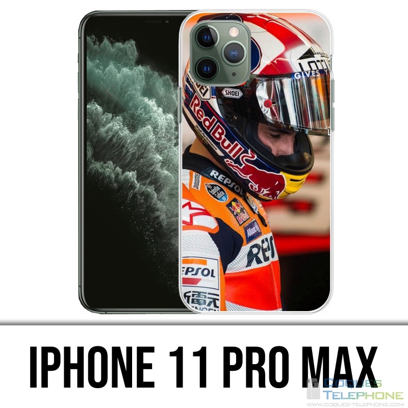 Coque iPhone 11 PRO MAX - Motogp Pilote Marquez