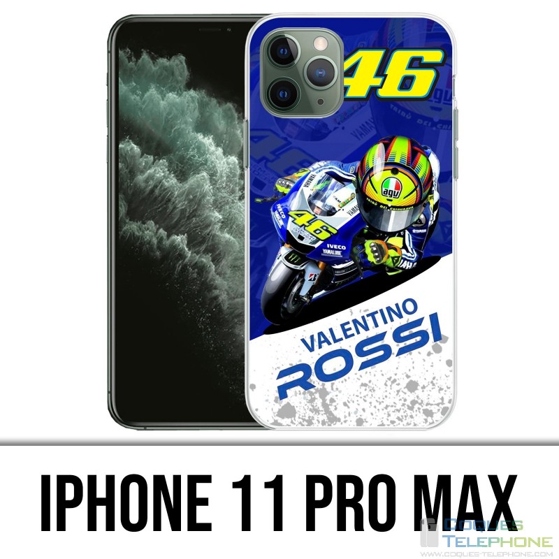 Custodia Pro Max per iPhone 11 - Motogp Rossi Cartoon