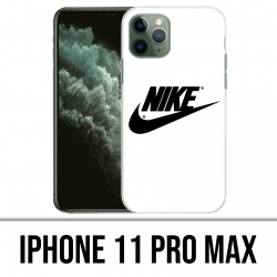 Custodia IPhone 11 Pro Max - Logo Nike bianco