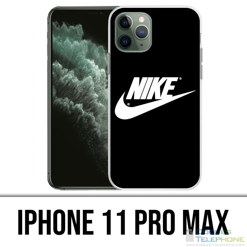 Coque iPhone 11 PRO MAX - Nike Logo Noir