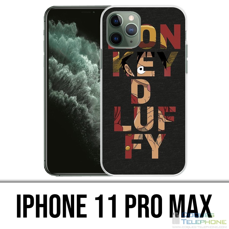Custodia per iPhone 11 Pro Max - One Piece Monkey D.Luffy