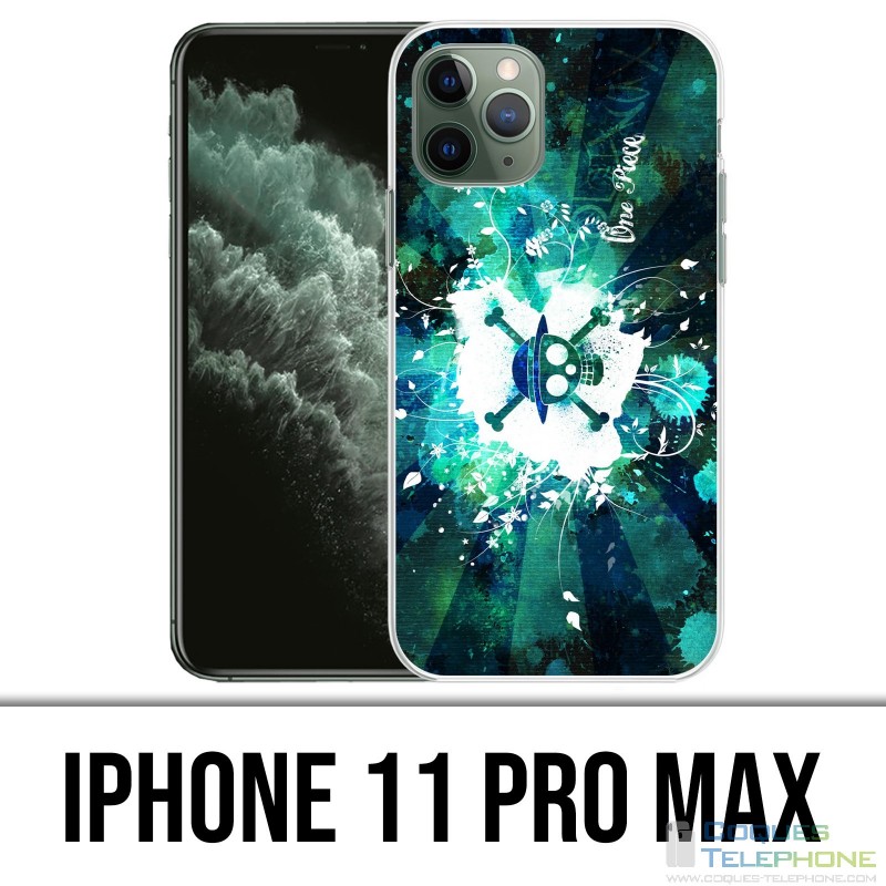 Coque iPhone 11 PRO MAX - One Piece Neon Vert