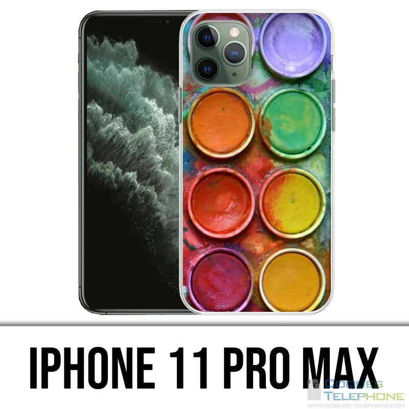 Coque iPhone 11 Pro Max - Palette Peinture