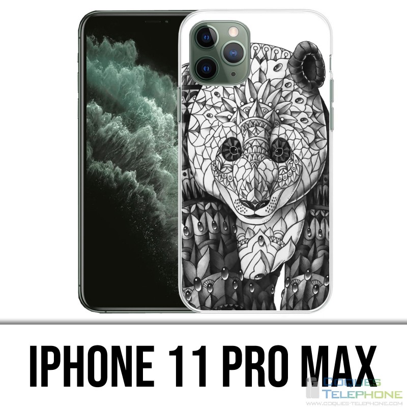 Coque iPhone iPhone 11 PRO MAX - Panda Azteque