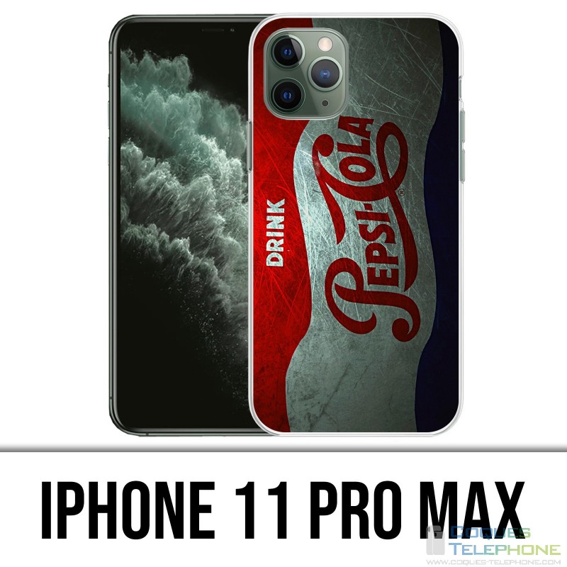 Coque iPhone 11 PRO MAX - Pepsi Vintage