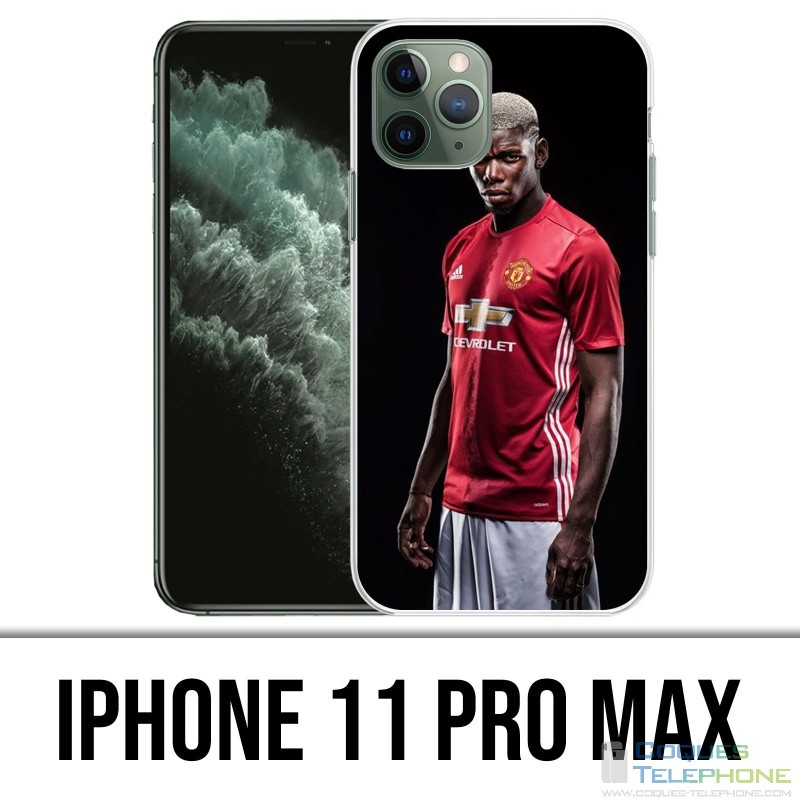 Coque iPhone 11 PRO MAX - Pogba Manchester