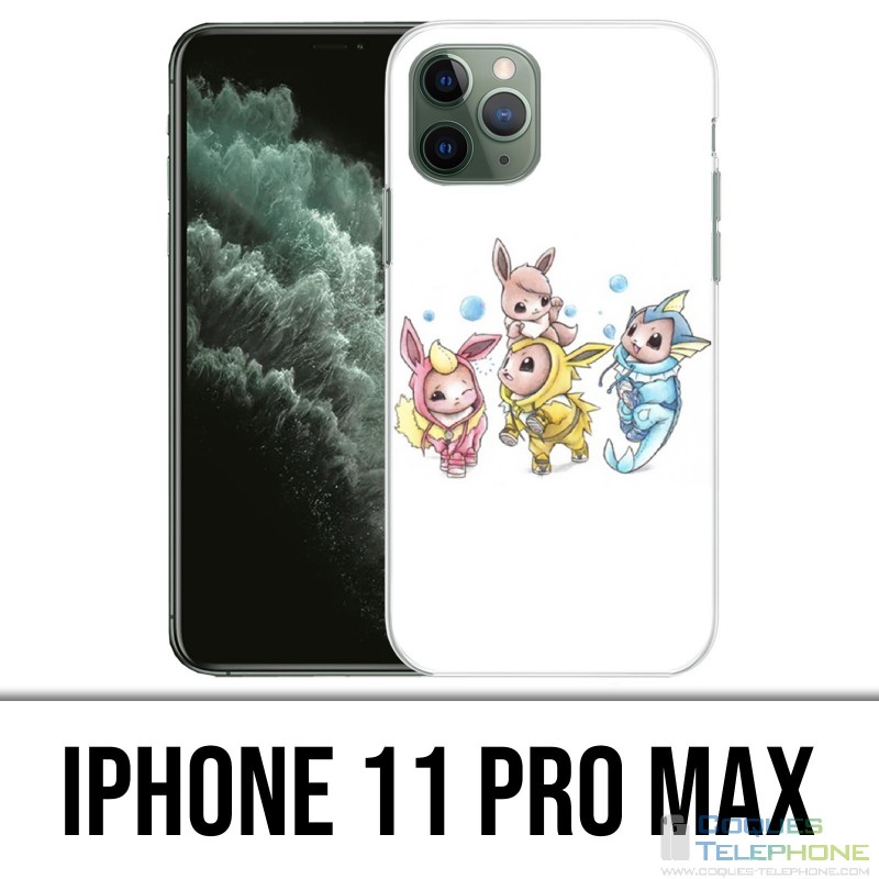 Carcasa iPhone 11 Pro Max - Pokémon Evione Evolution Baby