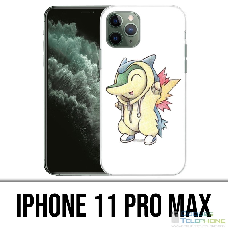 Coque iPhone 11 PRO MAX - Pokémon bébé héricendre