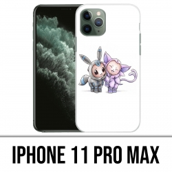 Coque iPhone 11 PRO MAX - Pokémon bébé Mentali Noctali