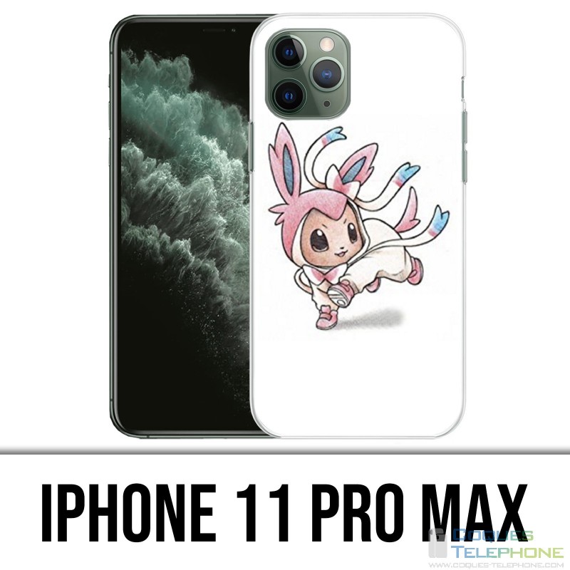 Coque iPhone 11 PRO MAX - Pokémon bébé Nymphali