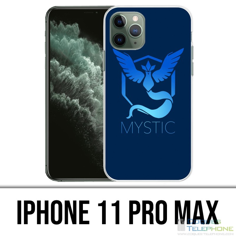 IPhone 11 Pro Max Hülle - Pokémon Go Team Msytic Blue