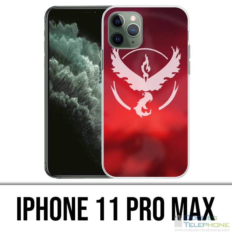 IPhone 11 Pro Max Hülle - Pokémon Go Team Red Grunge