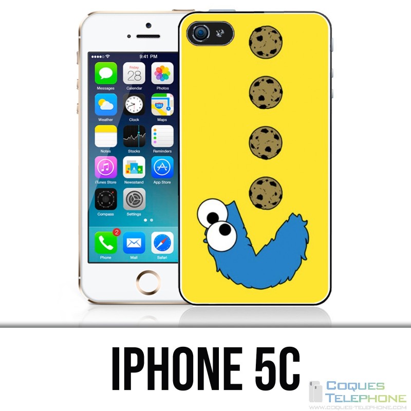 Coque iPhone 5C - Cookie Monster Pacman
