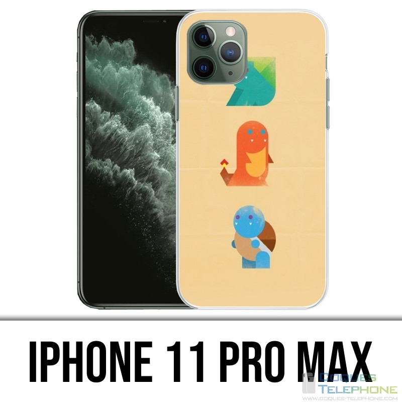 Custodia IPhone 11 Pro Max - Pokémon astratto