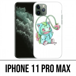 Coque iPhone 11 PRO MAX - Pokémon Bébé Bulbizarre