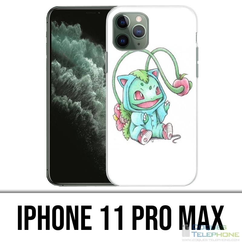 Funda para iPhone 11 Pro Max - Pokémon Bulbizarre Baby