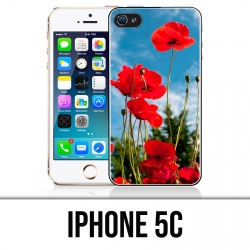 IPhone 5C Hülle - Poppies 1