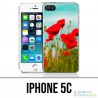 Coque iPhone 5C - Coquelicots 2