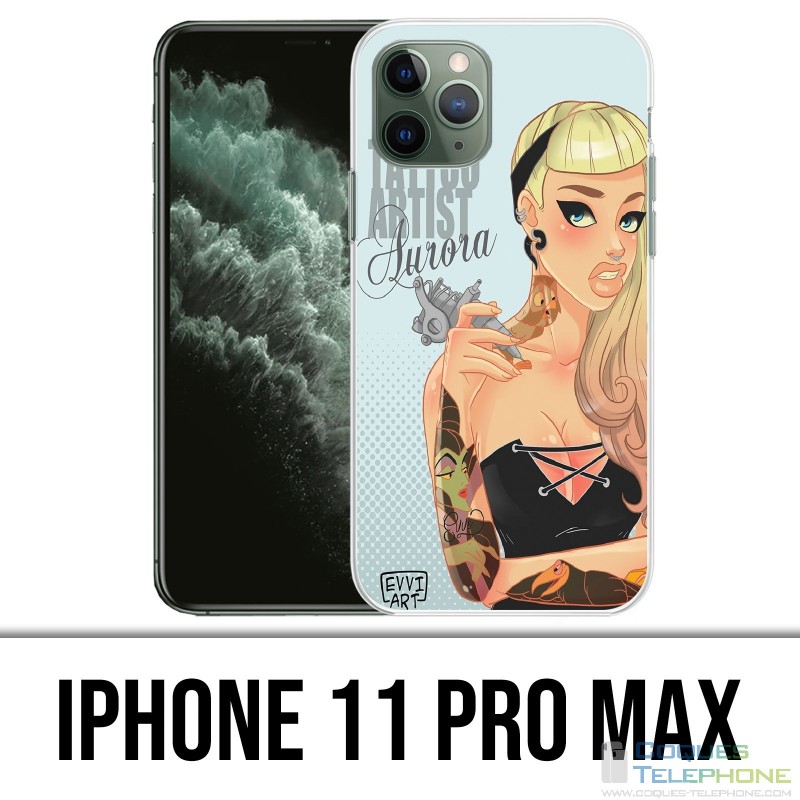 Coque iPhone 11 PRO MAX - Princesse Aurore Artiste