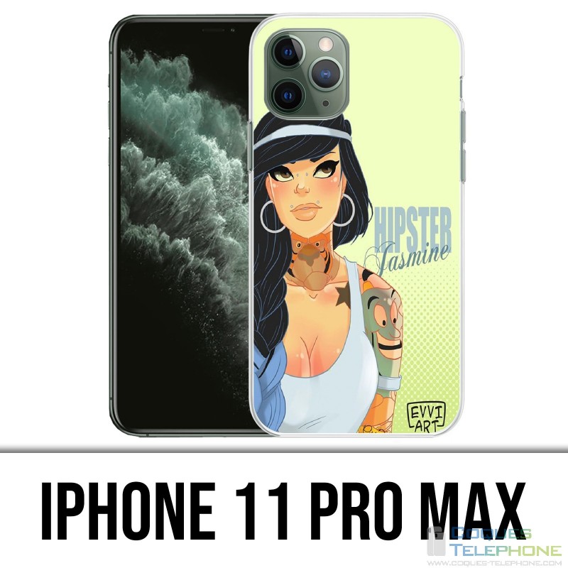 Coque iPhone 11 PRO MAX - Princesse Disney Jasmine Hipster