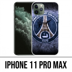 Funda para iPhone 11 Pro Max - PSG Logo Grunge
