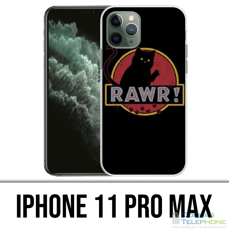 Coque iPhone 11 PRO MAX - Rawr Jurassic Park
