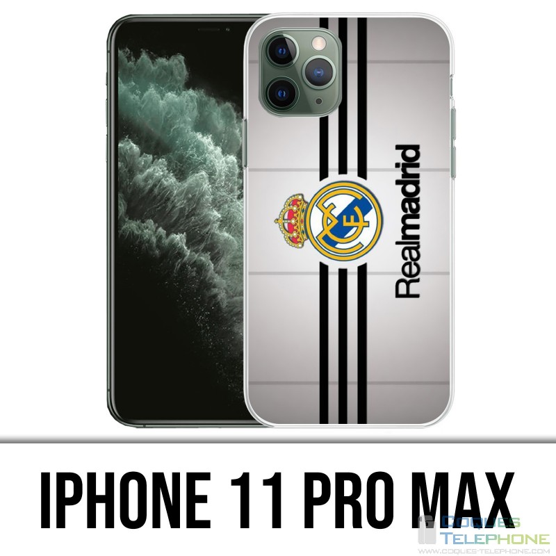 Coque iPhone 11 PRO MAX - Real Madrid Bandes