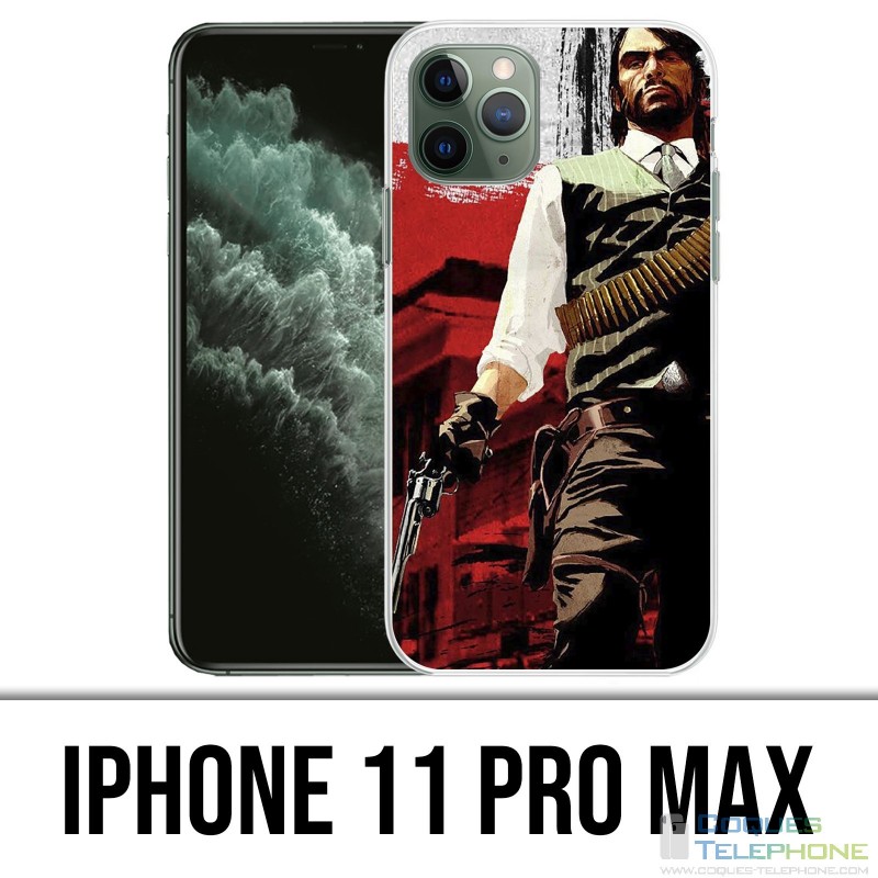 Coque iPhone 11 PRO MAX - Red Dead Redemption Sun