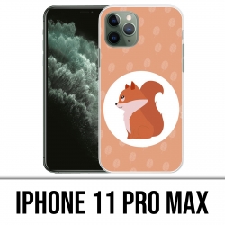 Coque iPhone 11 PRO MAX - Renard Roux