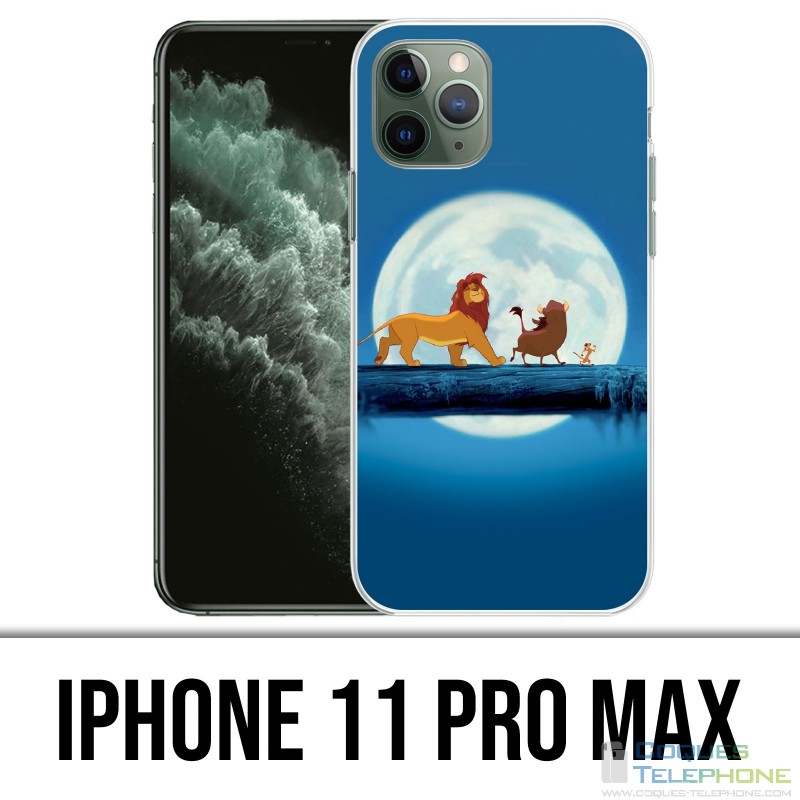 Coque iPhone 11 PRO MAX - Roi Lion Lune