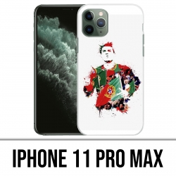 Coque iPhone 11 PRO MAX - Ronaldo Lowpoly