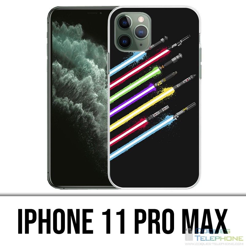 Coque iPhone 11 PRO MAX - Sabre Laser Star Wars