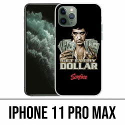 Funda para iPhone 11 Pro Max - Scarface Obtenga dólares