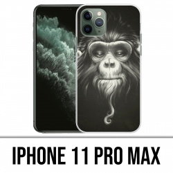 Coque iPhone 11 Pro Max - Singe Monkey Anonymous