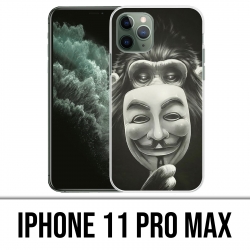 Coque iPhone 11 Pro Max - Singe Monkey Aviateur