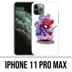 Coque iPhone 11 PRO MAX - Spiderman Cartoon