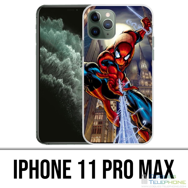Custodia per iPhone 11 Pro Max - Spiderman Comics