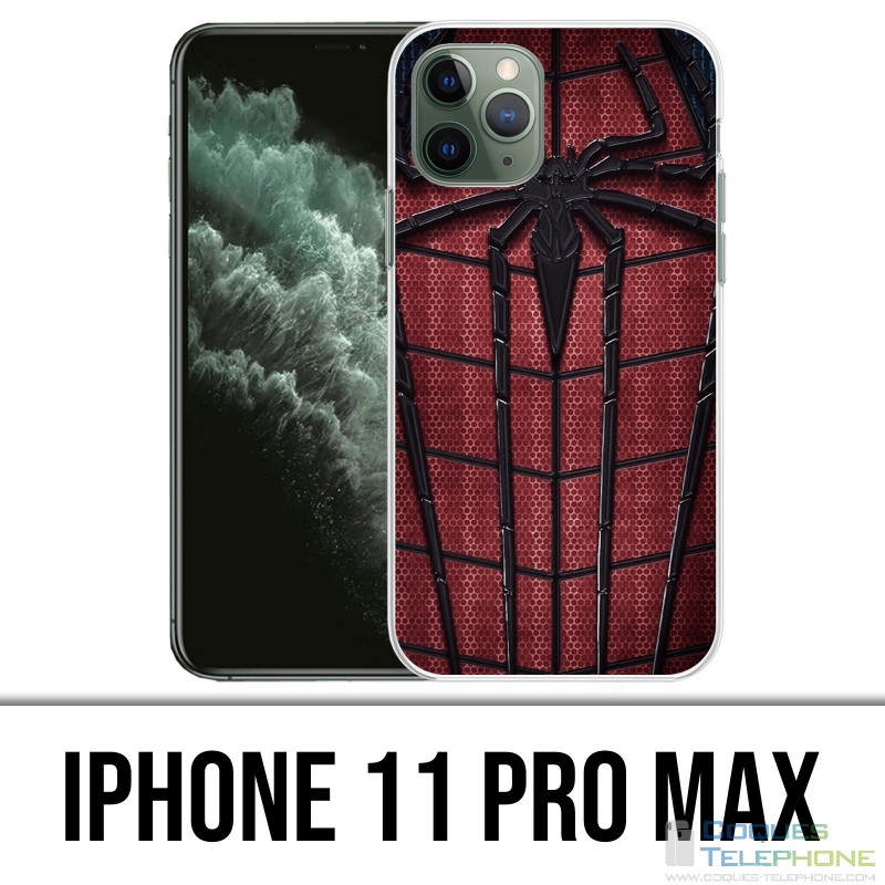 Custodia IPhone 11 Pro Max - Logo Spiderman