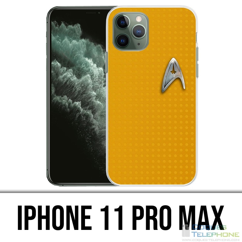 Custodia IPhone 11 Pro Max - Star Trek Yellow