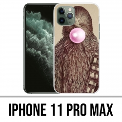 Coque iPhone 11 PRO MAX - Star Wars Chewbacca Chewing Gum