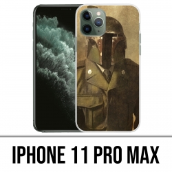 Funda para iPhone 11 Pro Max - Star Wars Vintage Boba Fett
