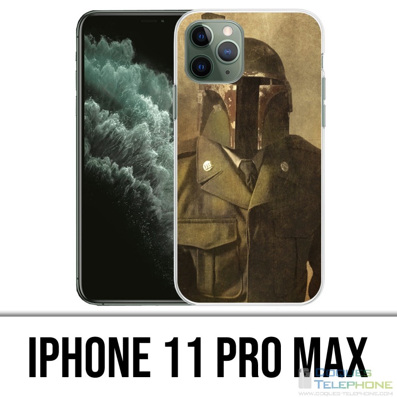 Custodia IPhone 11 Pro Max - Star Wars Vintage Boba Fett