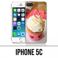 Custodia per iPhone 5C - Cupcake rosa