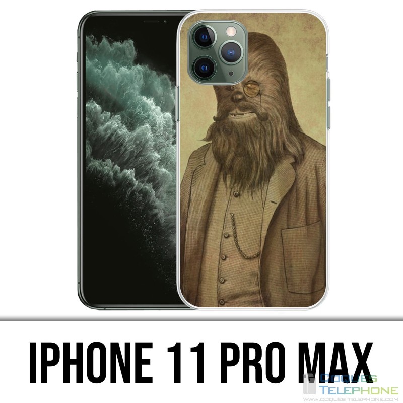 Funda para iPhone 11 Pro Max - Star Wars Vintage Chewbacca